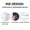 A, variant on Bladeless Tower Fan with Humidification, 120° Oscillating Standing Desk Fan, 6 Speed Settings, 8H Timer, LED Display Quiet Cooling Fan for Bedroom, Living Room, Office