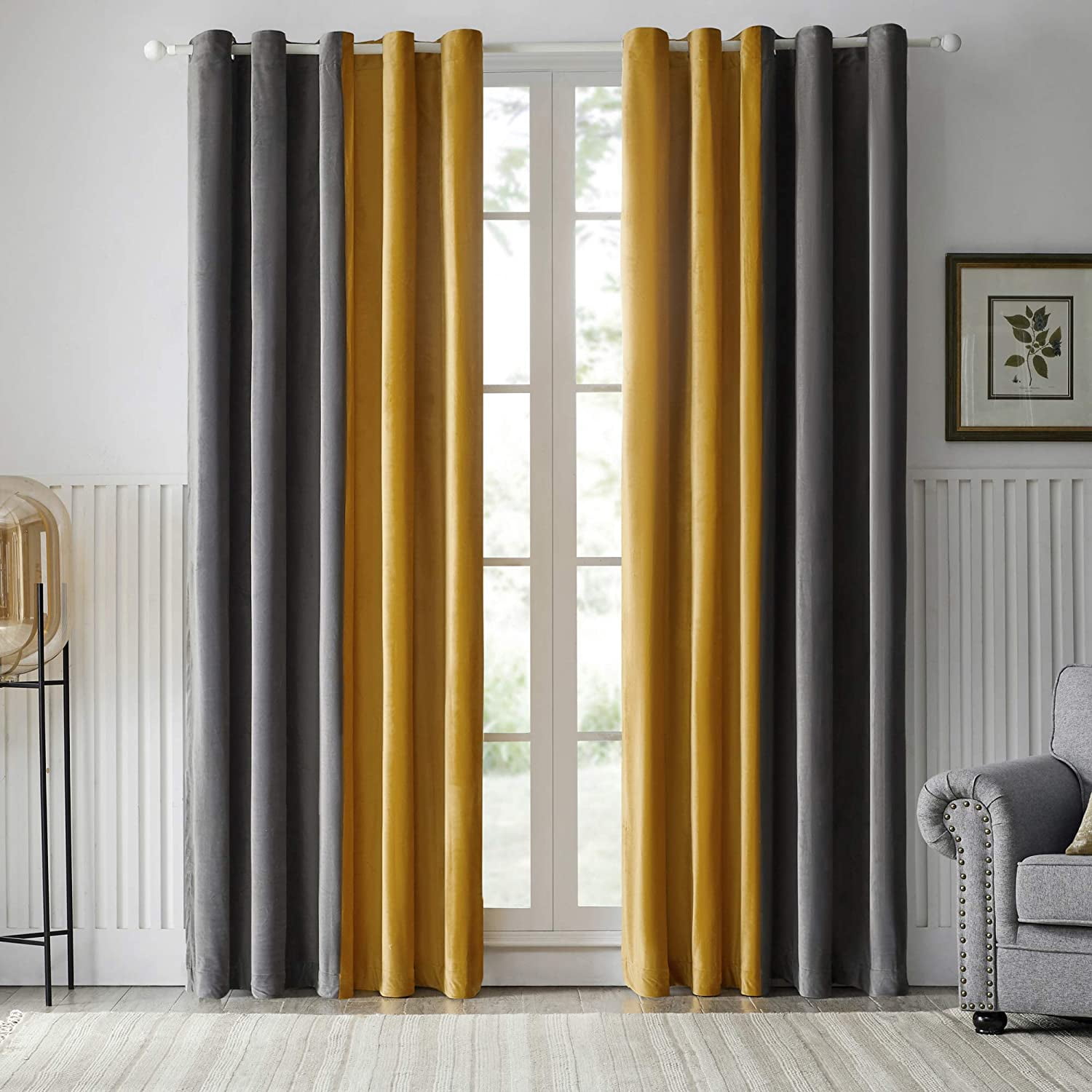 Insulated Thermal Blackout Ready Made Eyelets Curtains Drapes Living Room Home