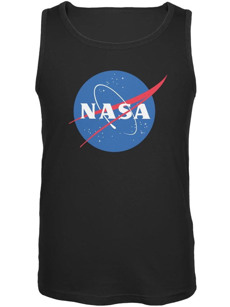 NASA Logo Black Adult Tank Top