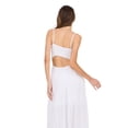 thumbnail image 3 of Forever 21 Women’s Smocked Maxi Dress with Adjustable Spaghetti Straps, Tiered Skirt and Flowing Silhouette for Casual or Dressy Occasions, XS-XL, 3 of 6