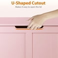 thumbnail image 6 of Segawe 39''L Storage Chest Wooden Storage Trunk Bench Home Organizer W/Safety Hinge, Pink, 6 of 11
