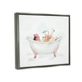 thumbnail image 4 of Stupell Industries Glam Cowgirl in Tub Typography Painting Gray Floater Framed Canvas Art Print Wall Art, 31 x 25, 4 of 10