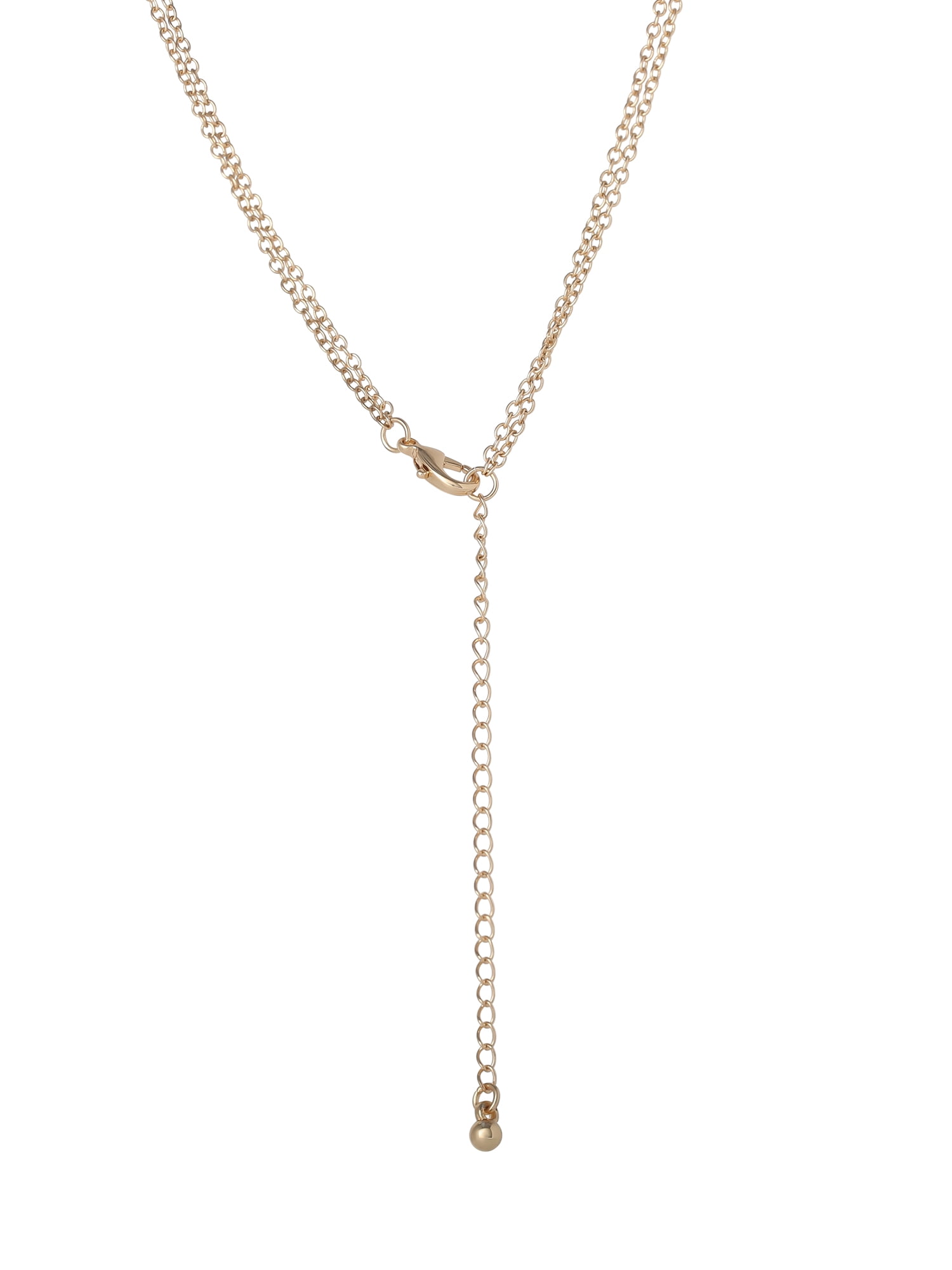 Celebrity Pink Women's Heart Layered Beaded Necklace
