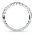 thumbnail image 3 of Pompeii 1/2 Ct TDW Diamond Wedding Ring Stackable Womens Anniversary Band 14k White Gold, 3 of 4