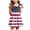 Brick Red, variant on 4th of July Toddler Dress Outfit 1 2 3 4 5 6 T American Flag Dress Patriotic Independence Memorial Day Dress Summer Clothes Dress Toddler Girl Wine,2-3 Years
