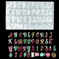 thumbnail image 2 of Milue Jewellery Keychain Making Resin Casting DIY Letter Alphabet Number Resin Molds, 2 of 7