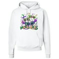 thumbnail image 2 of Inktastic Mardi Gras Masks and Beads Adult Hoodie Sweatshirt, 2 of 4