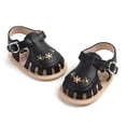 thumbnail image 3 of Biezeib Baby Girl Sandals, PU Leather Non-slip Embroidery Flower Summer Flats Toddler Shoes for Casual Daily, 3 of 6