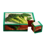 Learning Vegetables Cube Puzzle