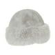 thumbnail image 4 of Gorro de invierno estilo pescador cosaco ruso, confeccionado en poliéster gris, 4 of 7