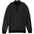 thumbnail image 1 of Tasso Elba suéter de punto para hombre, negro, grande 2X, 1 of 1