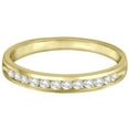 thumbnail image 3 of Channel-Set Diamond Anniversary Ring Band 14k Yellow Gold (0.25ct), 3 of 3