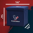thumbnail image 5 of Franklin Sports Nfl Houston Texans Otomana De Almacenamiento Con Tapa Desmontable 14 X 14 X 14 - Pulgadas, 5 of 5