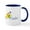 White/Navy Inside, variant on CafePress - Happy Easter Chick Mugs - 11 oz Ceramic Mug - Novelty Coffee Tea Cup