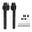 Black, variant on Mini Sliding Barn Door Hardware Kits Top Mounted Hanging Rail Hanger Track Steel Closet Door Roller Rail For Single Door ,Smooth Sliding