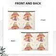 thumbnail image 2 of Susaid Frog Sitting On Mushroom Print Makeup Mini Bags for Women Multi Color Cosmetics Bag Travel Toiletry Bag Pencil Pouch Blank Makeup Bags with Zipper, 2 of 7