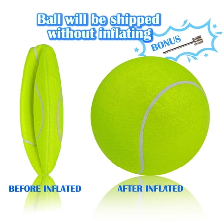 Banfeng Giant 9.5" Dog Tennis Ball Large Pet Toys Funny Outdoor Sports Dog Ball - Image 1