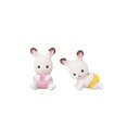 thumbnail image 4 of Calico Critters Hopscotch Rabbit Twins, Lot de 2 figurines de poupée à collectionner avec accessoire Pushcart, 4 of 6