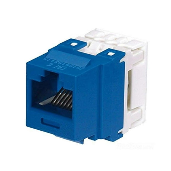 Panduit NK688MBU Category-6 8-Wire Jack Module, Blue, 4-Pair