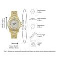 Trend Full Of Stars Burst Diamond Set Digital Scale Time Ladies Watch
