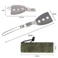 thumbnail image 3 of 1 Set Fry Shovel Lightweight Stable Folding Spatula Barbecue Cooking Shovel, 3 of 8