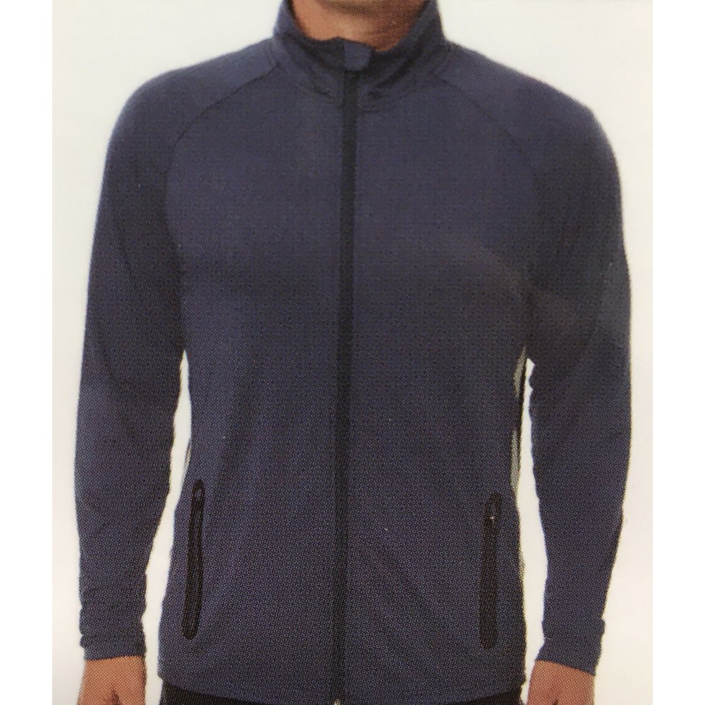 HANG TEN Hang Ten Men's UPF 50+ Sun Protection Jacket, Dress Blues X