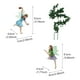 thumbnail image 3 of Figura de Niña de Las Flores, Dos Piezas, para Jardín Al Aire Libre, Patio, Plantas En Maceta, Decoraciones y Adornos de Resina., 3 of 7