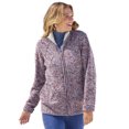 thumbnail image 2 of Atlas For Women - Chaqueta Jaspeado de Punto para Mujer (Crudo, Coral, Azul Lavanda), 2 of 2