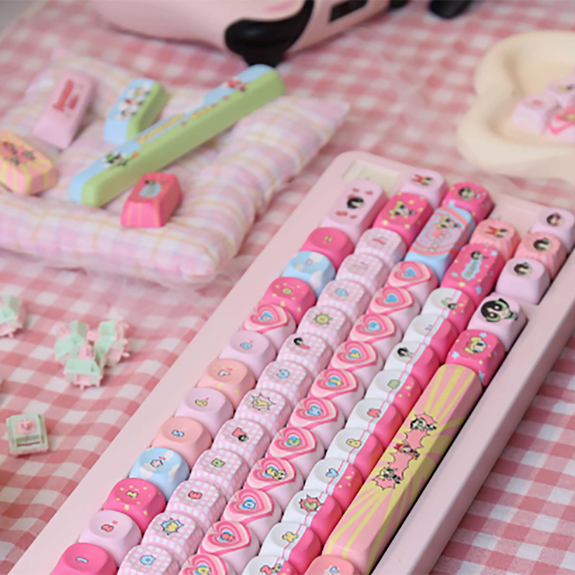 Unbranded Cute Childhood Themed Mechanical Keyboard Keycaps