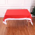thumbnail image 3 of 132cmx208cm Christmas Red Rectangle Table Cloth Desk Protective Decoration Cover, 3 of 6