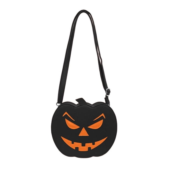 CAIVO Pumpkin Handbag Messenger For Halloween Unique Tote Shoulder Bags For Women Party Daily Use Gothic Novelty Handbag