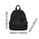 thumbnail image 2 of Mini mochila para mujer bolso escolar de color sólido mochila informal de lona ​​bolsa de viaje, 2 of 6