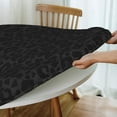 thumbnail image 4 of Leopard Tablecloth with Elastic Edge, Round Table Cover Washable Reusable Cheetah Print Table Cloths for Kitchen Dining Party, Small (Fits 40-44 in), 4 of 6