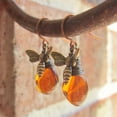 thumbnail image 5 of Mortilo Gift Drop Earrings Jewelry Bee Drop Retro Woman Earrings Amber Exaggerated Earrings(Earrings), 5 of 6