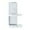 White, variant on Bathroom Storage Organizer Stand with Toothbrush Cups and Transparent Lid for Electric Toothbrushes, Toothpaste, and Makeup Brushes