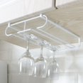 thumbnail image 2 of Estante de hierro para copas de vino, soporte para vasos, barra de almacenamiento, cocina, 6-8 tazas Afortunado Sencillez, 2 of 3