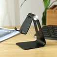 thumbnail image 3 of (Plata y negro) Soporte para teléfono para iPhone y iPai, 3 of 4