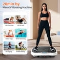 thumbnail image 2 of 10-Speed Vibration Plate, Full Body Shaker Exercise Machine with 5 Resistance Bands, Lymphatic Drainage Vibrating Board, Compact Home Gym Equipment for Weight Loss, Fat Burning Workout for Adults, 2 of 15