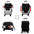 thumbnail image 6 of DODAMOUR Travel Luggage Cover Protector, Washable Elastic Suitcase Cover, Luggage Protective Cover for 22-25 Inch Luggage (M, Black), 6 of 6