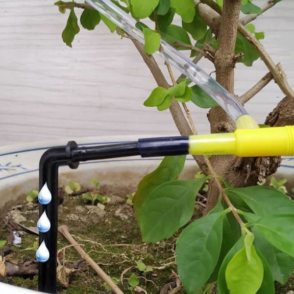 8 Pcs Indoor and Outdoor Plant Watering Drip System with Drippers for Self-Watering Garden and Houseplants