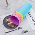 thumbnail image 3 of RAGUPEL Plastic Cups, Colorful Drinking Glasses Set, Durable and Smooth Edged Cups, Easy-Clean Design, 2-Pack, 3 of 7