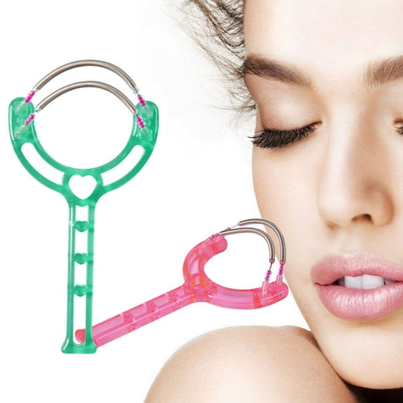 Supvox 2Pcs Handheld Threading Facial Hair Remover Tool Hair Removal Device for Women