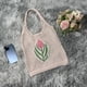thumbnail image 4 of Bolso de portátil , accesorios grandes y suaves estéticos, compras tejidas Beige Colcomx Bolso de mujer, 4 of 4