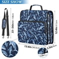 thumbnail image 2 of FORMRS Zipper Binder with Shoulder Strap 2-inch Ring 500 Sheet Capacity File Bag, Watercolor Shark Pattern, 2 of 5