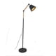 thumbnail image 1 of Lámpara de pie ajustable ilios innova madera hierro 160 cm color negro mate, 1 of 10