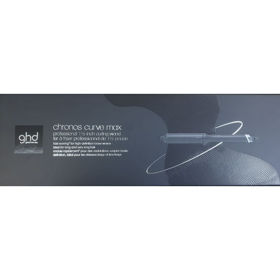 GHD Chronos Curve Max Curling Wand 1.5 - black