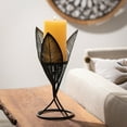 thumbnail image 4 of Vance Kitira 6" Pale Yellow Timber Pillar Candle, 4 of 10