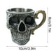 thumbnail image 2 of Taza de café con calavera y platillo, taza de té de porcelana gótica, taza de café con calavera adornada, divertida taza de té de cerámica, taza de cabeza de hueso diabólica, taza de calavera, 2 of 6