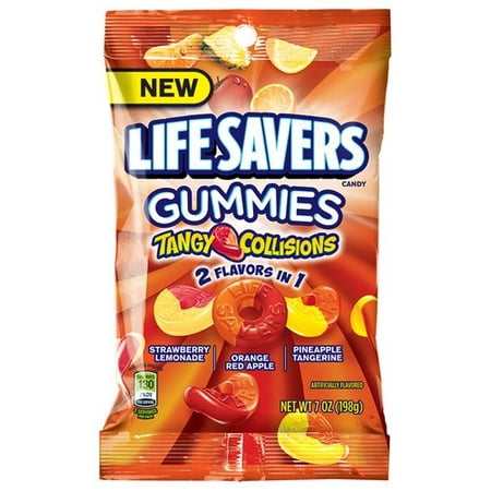 UPC 022000079503 product image for Life Savers Chewing Gummies Tangy Collisions Candy, 7 Oz. | upcitemdb.com