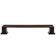 thumbnail image 3 of Metropolis Cabinet Pull, 128 Millimeters, Vintage Bronze by Stone Harbor Hardware, 3 of 3